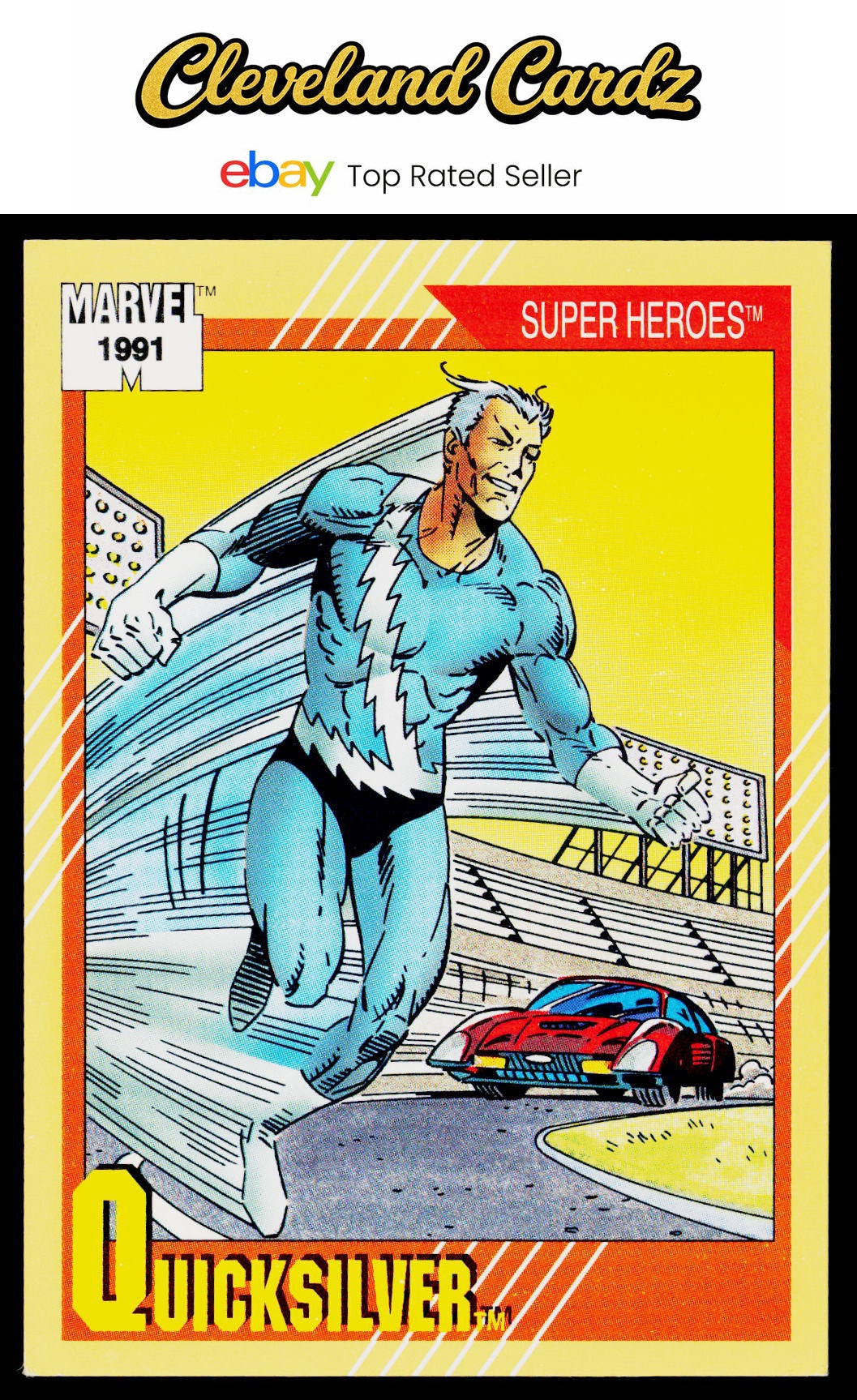 1991 Impel Marvel Universe II #25 Quicksilver