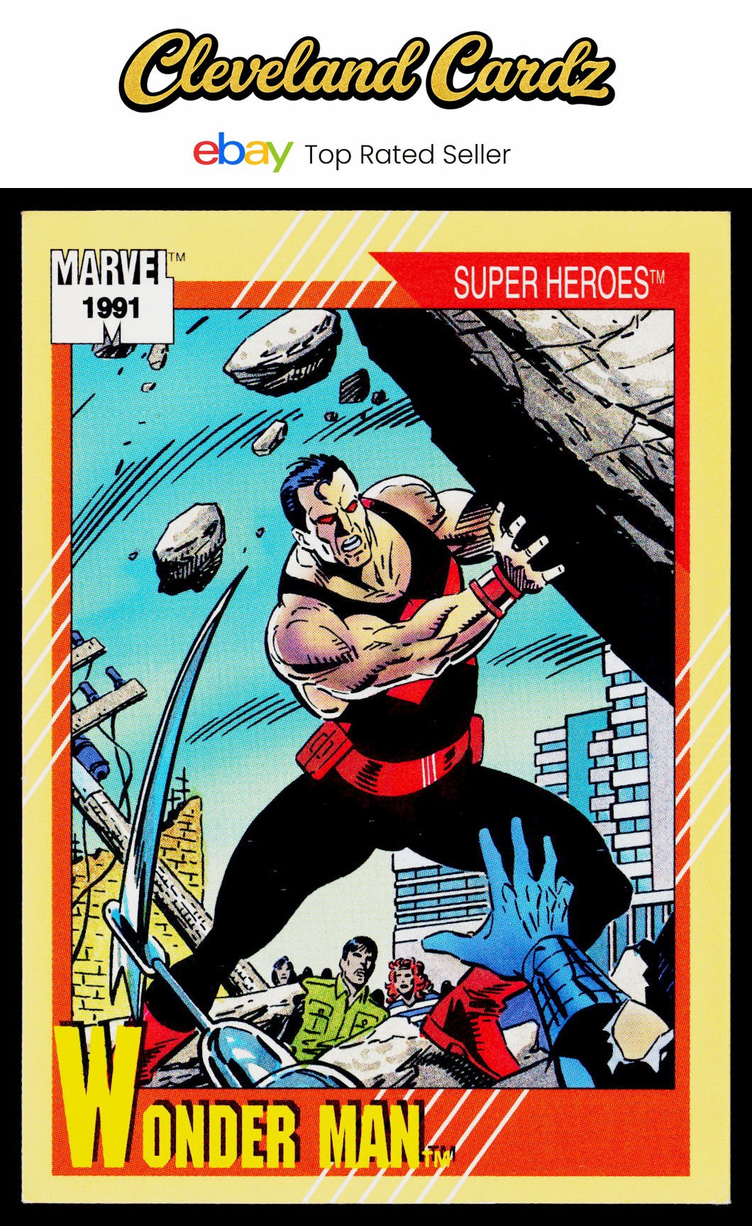 1991 Impel Marvel Universe II #30 Wonder Man