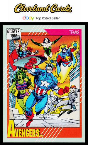 1991 Impel Marvel Universe II #151 The Avengers