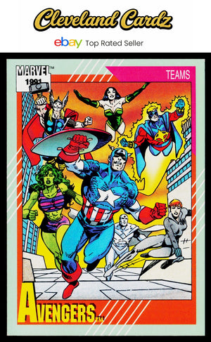1991 Impel Marvel Universe II #151 The Avengers