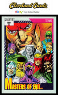 1991 Impel Marvel Universe II #157 Masters of Evil