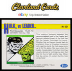 1991 Impel Marvel Universe II #119 Hulk vs. Leader