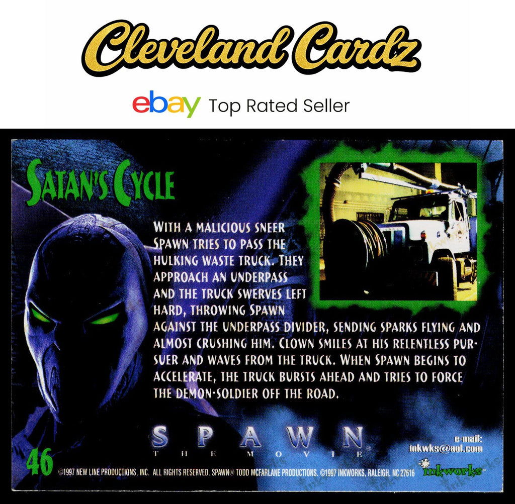 1997 Inkworks Spawn the Movie #46 Satan's Cycle