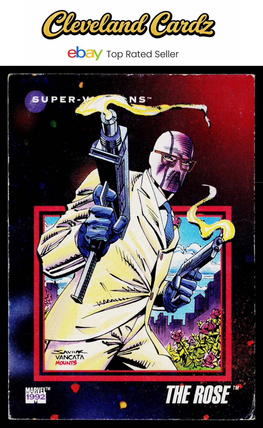 1992 Impel Marvel Universe #110 The Rose