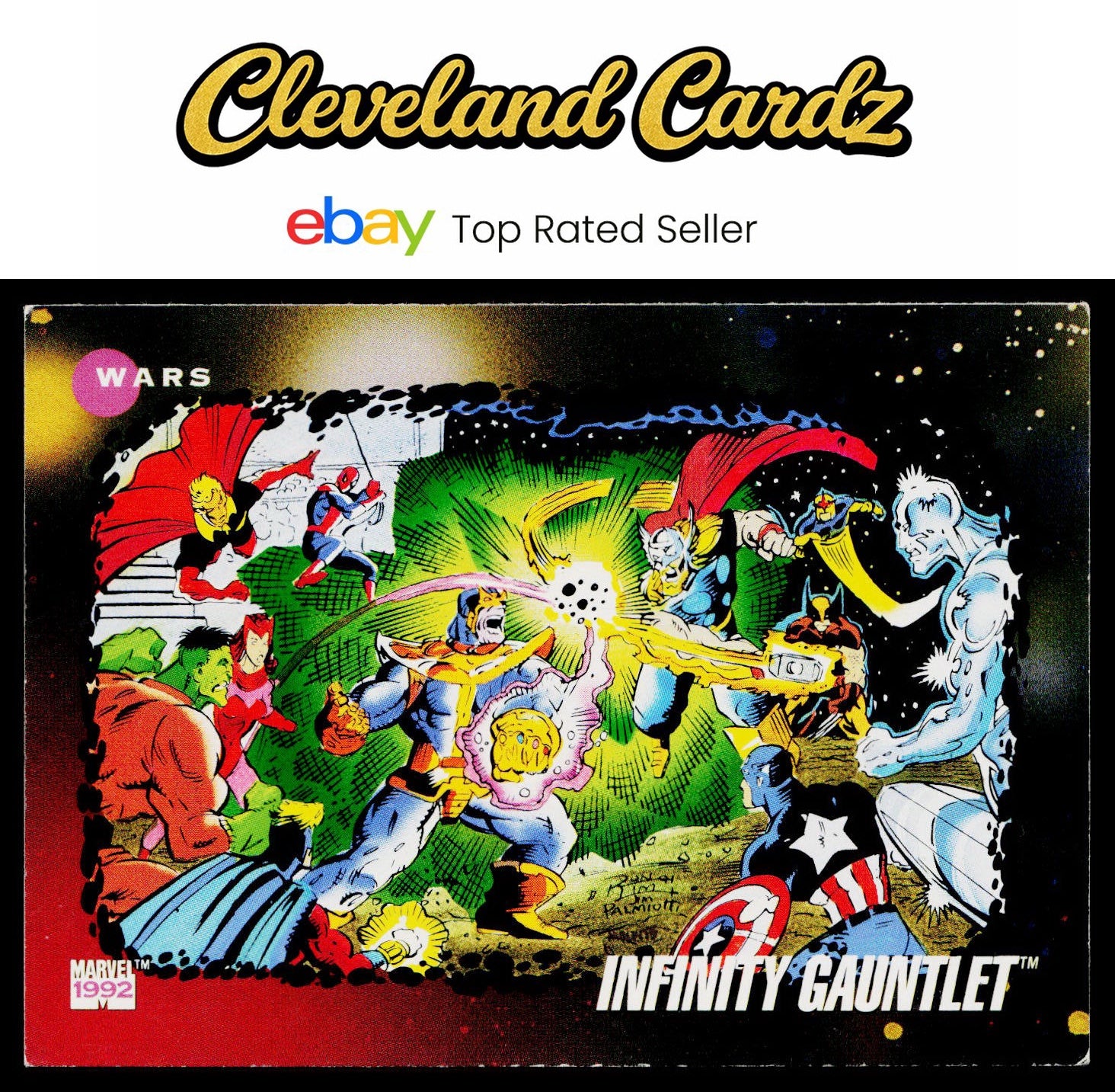 1992 Impel Marvel Universe #189 Infinity Gauntlet