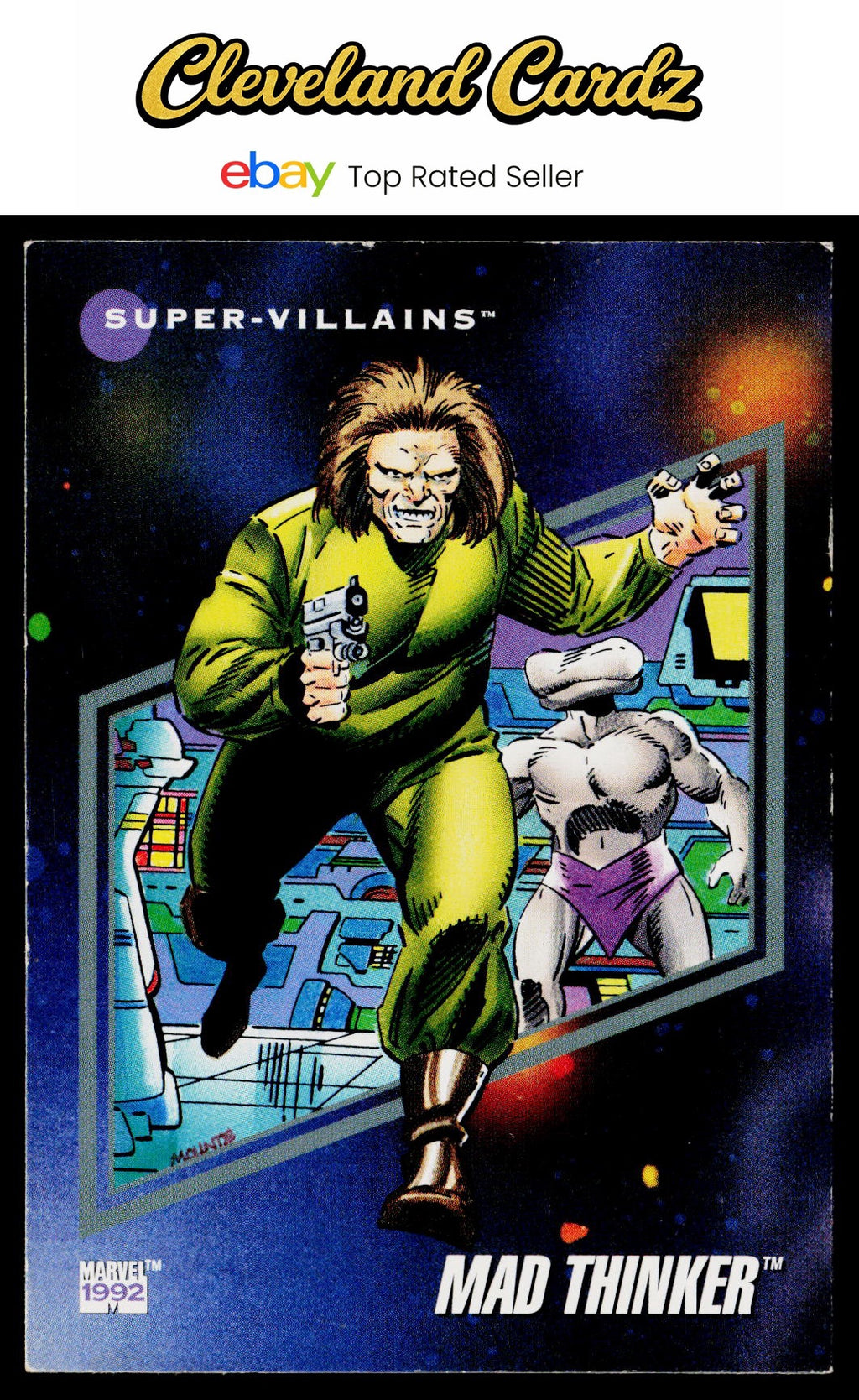 1992 Impel Marvel Universe #119 Mad Thinker