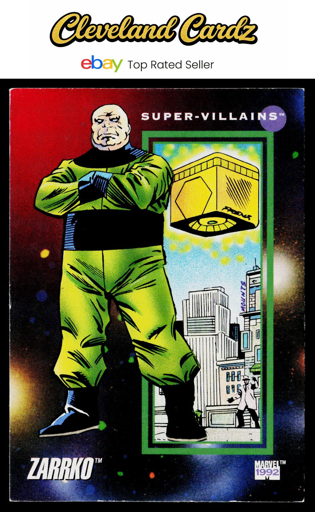 1992 Impel Marvel Universe #127 Zarrko