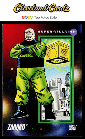 1992 Impel Marvel Universe #127 Zarrko