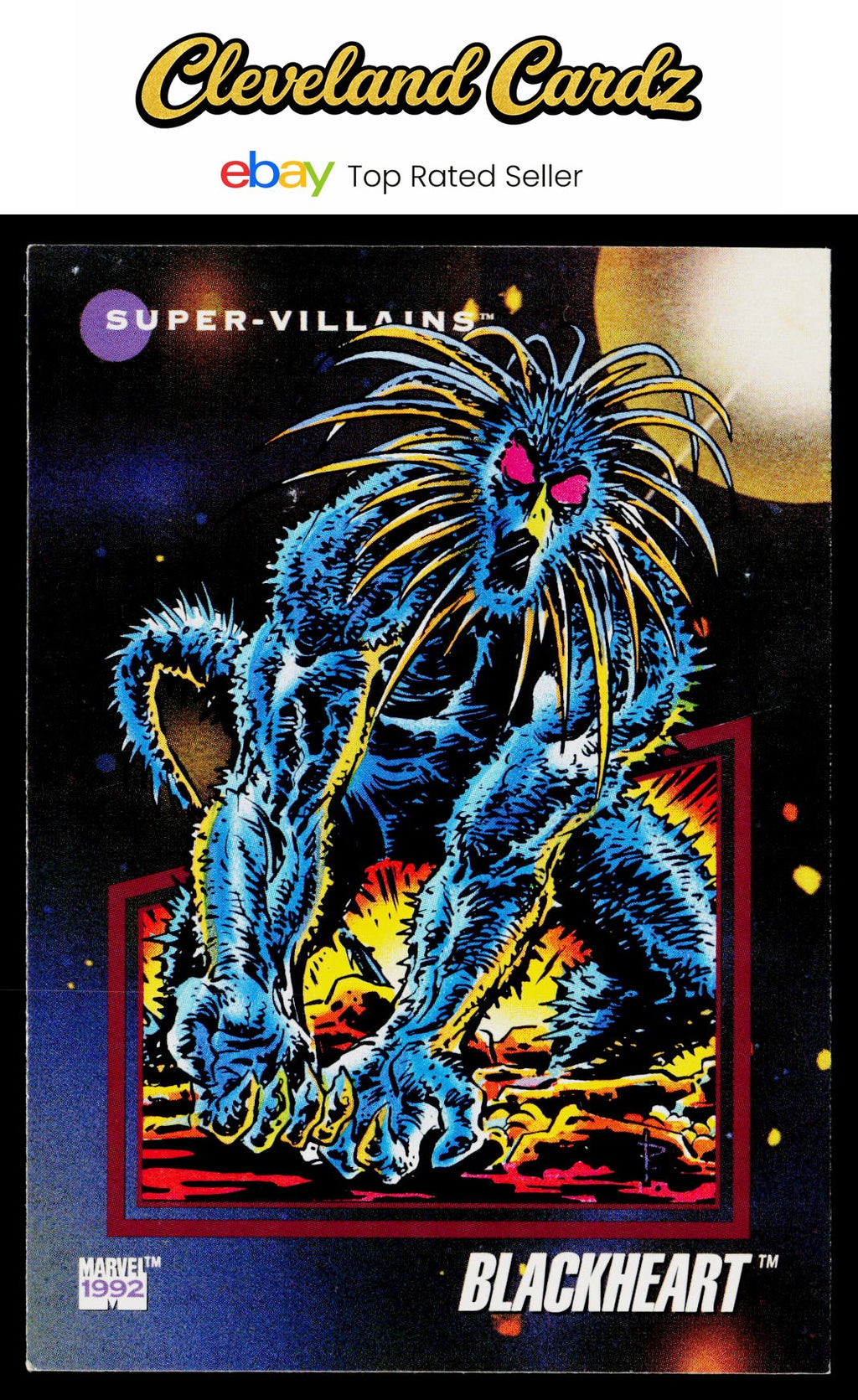 1992 Impel Marvel Universe #133 Blackheart