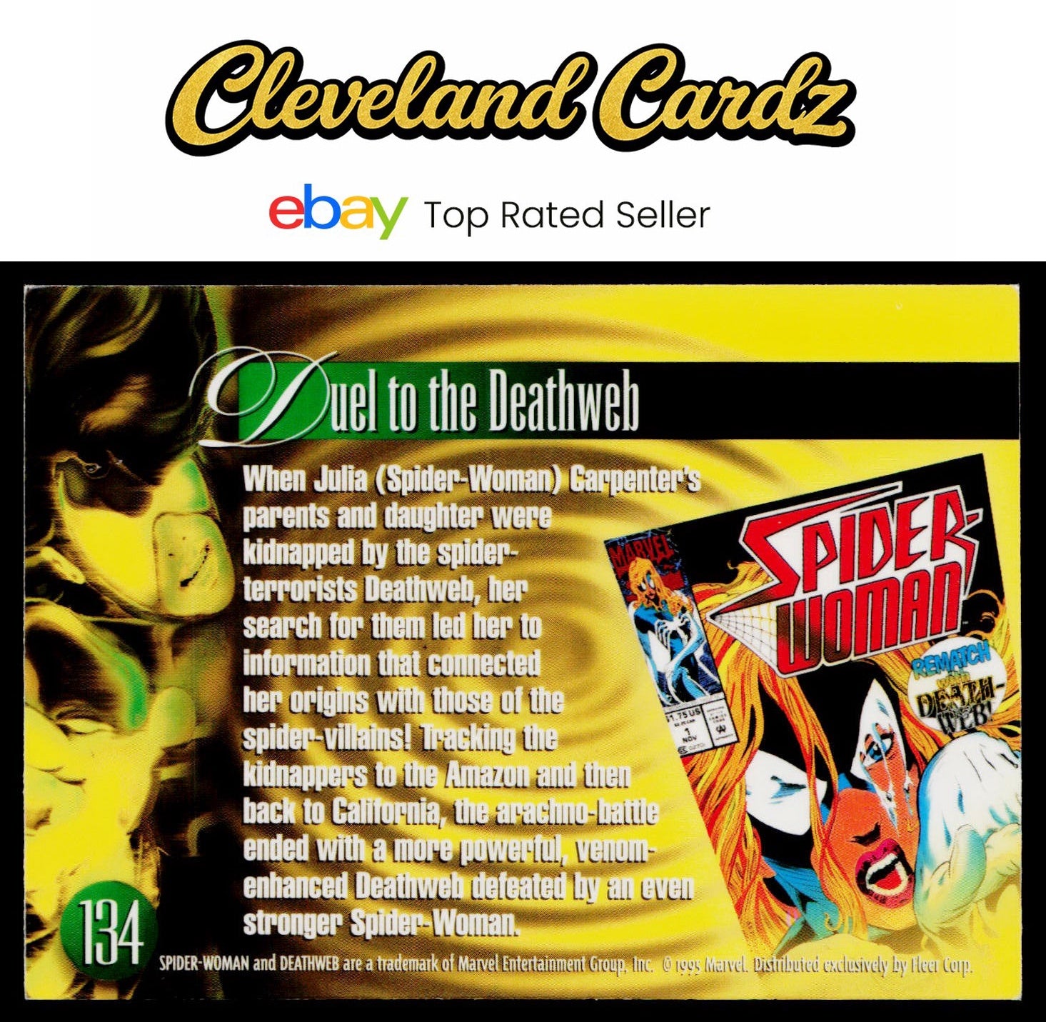 1995 Flair Marvel Annual #134 Spider-Woman