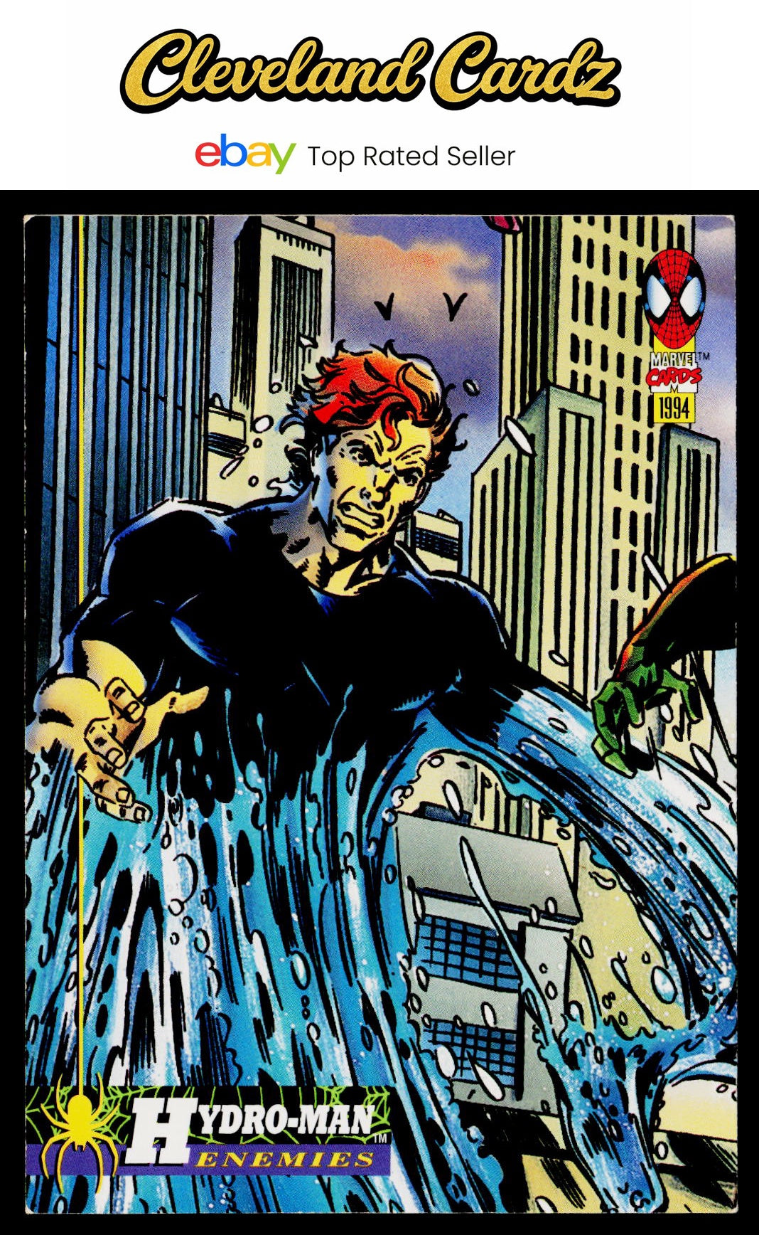 1994 Fleer The Amazing Spider-Man #58 Hydro-Man