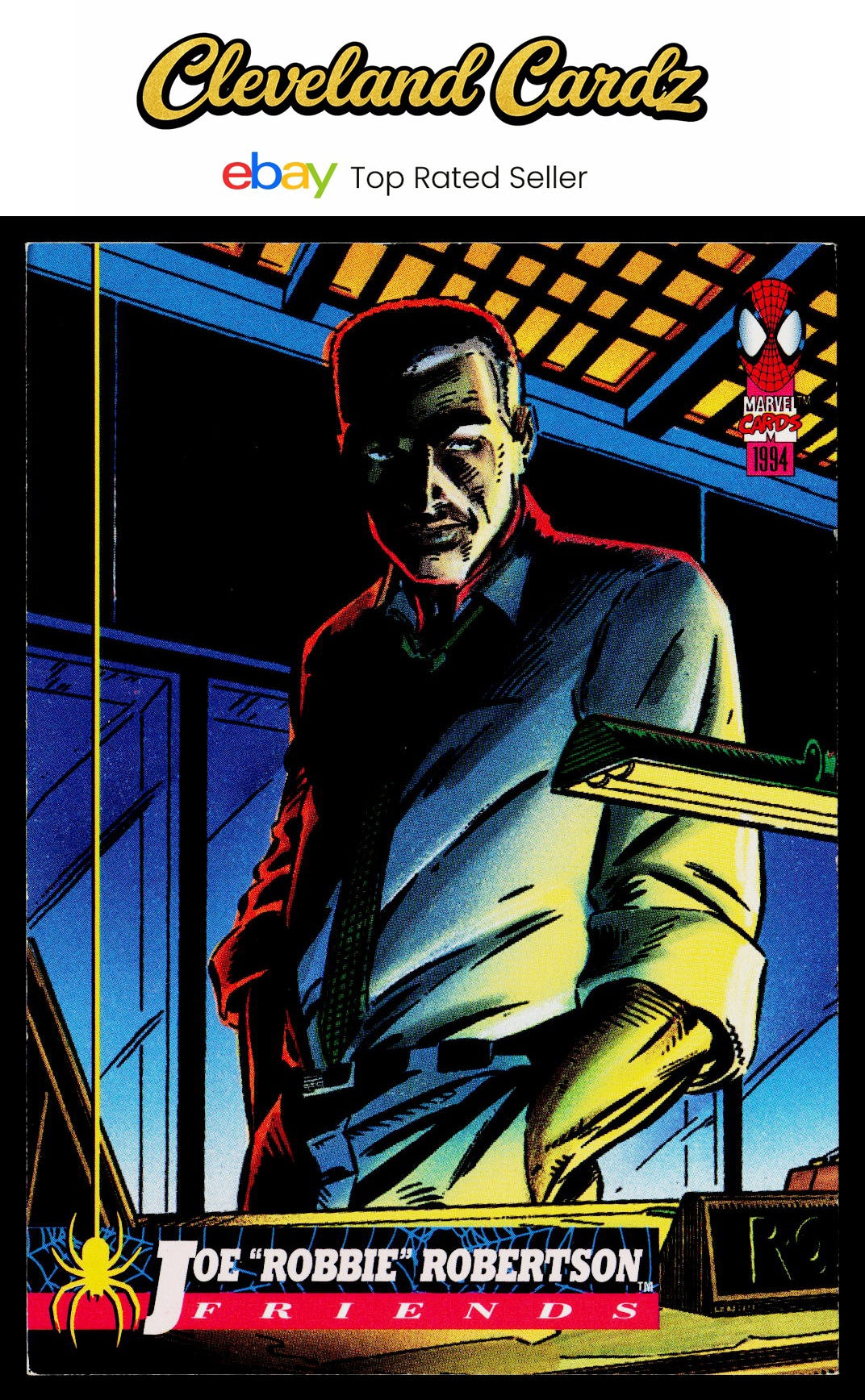 1994 Fleer The Amazing Spider-Man #126 Robbie Robertson