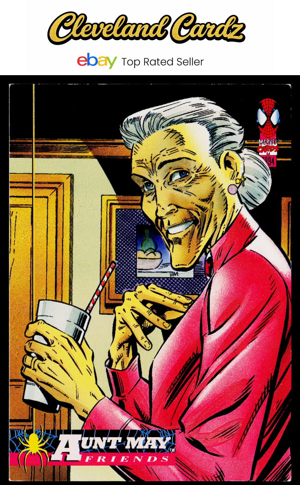 1994 Fleer The Amazing Spider-Man #125 Aunt May