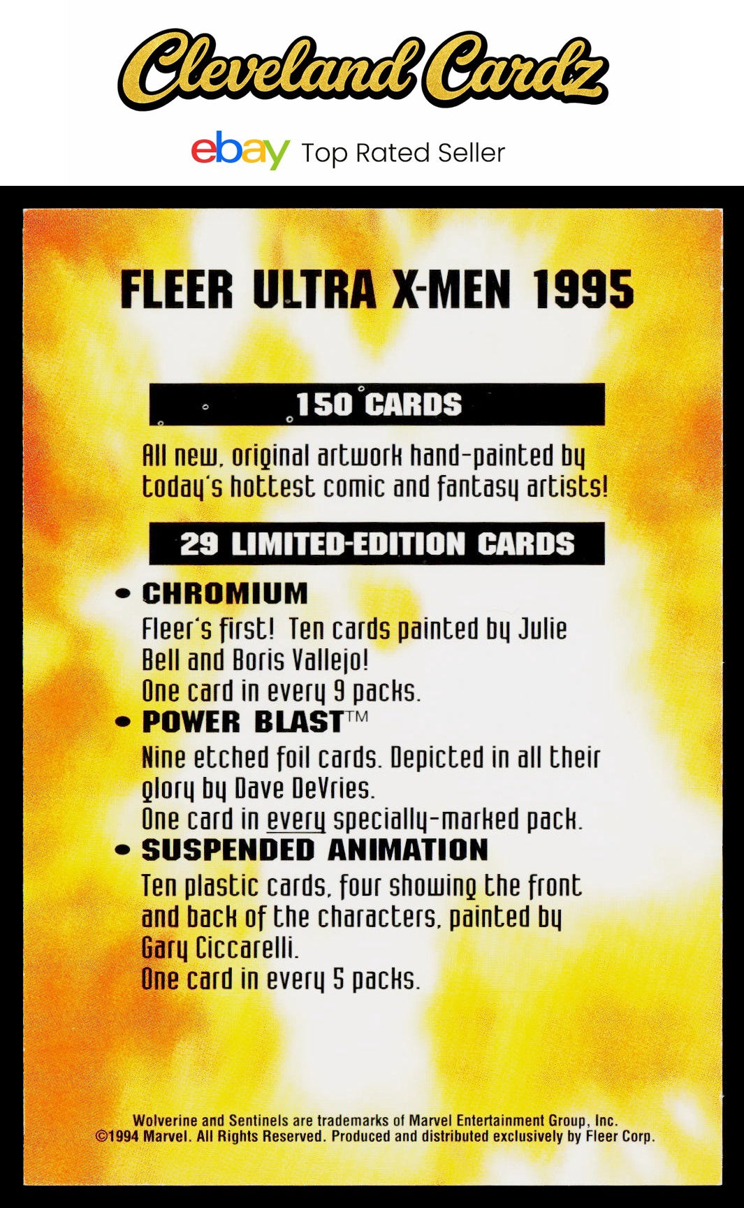 1995 Fleer Ultra X-Men #NNO Wolverine Promos