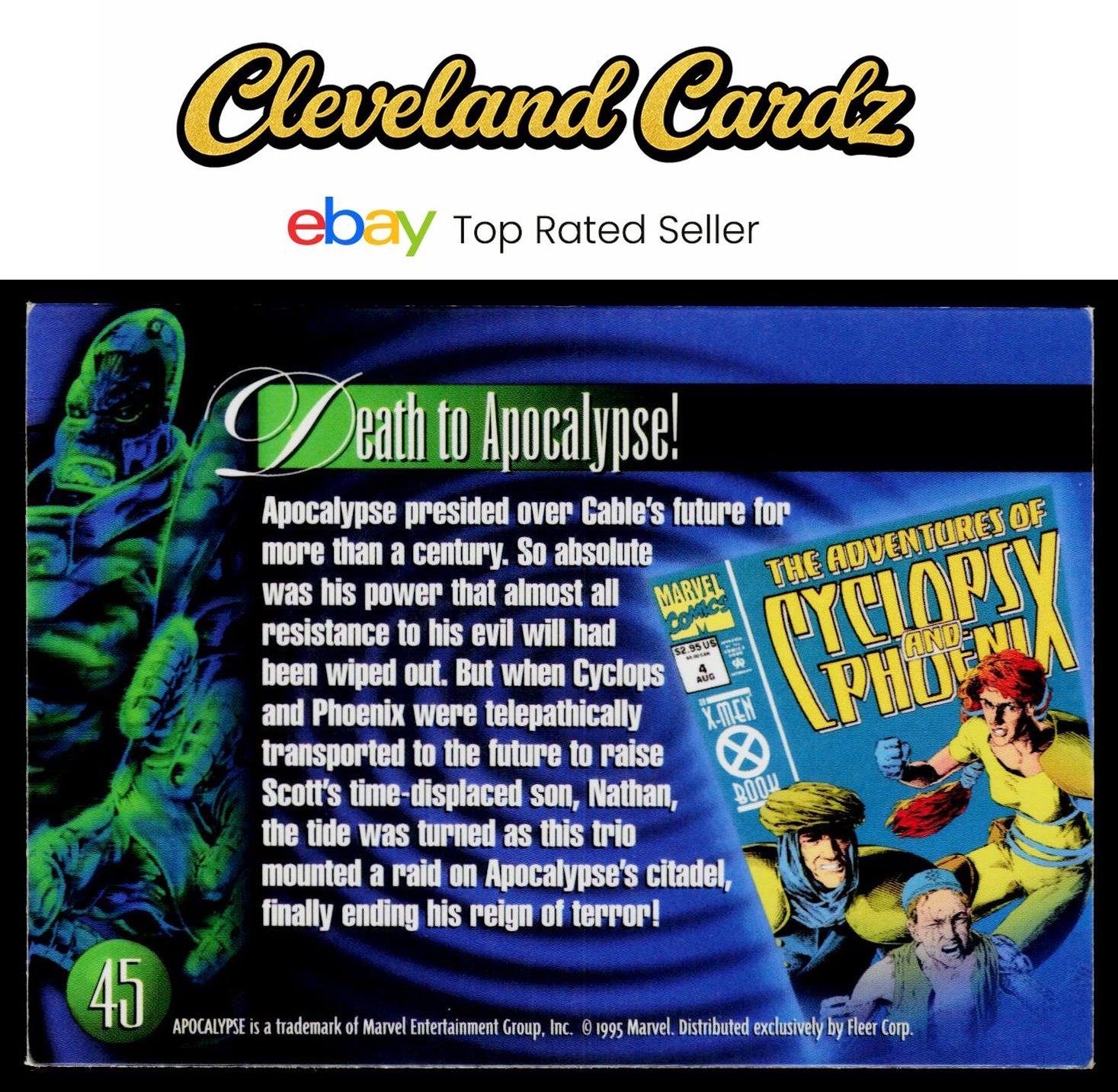 1995 Flair Marvel Annual #45 Apocalypse