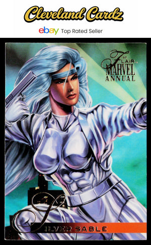 1995 Flair Marvel Annual #89 Silver Sable