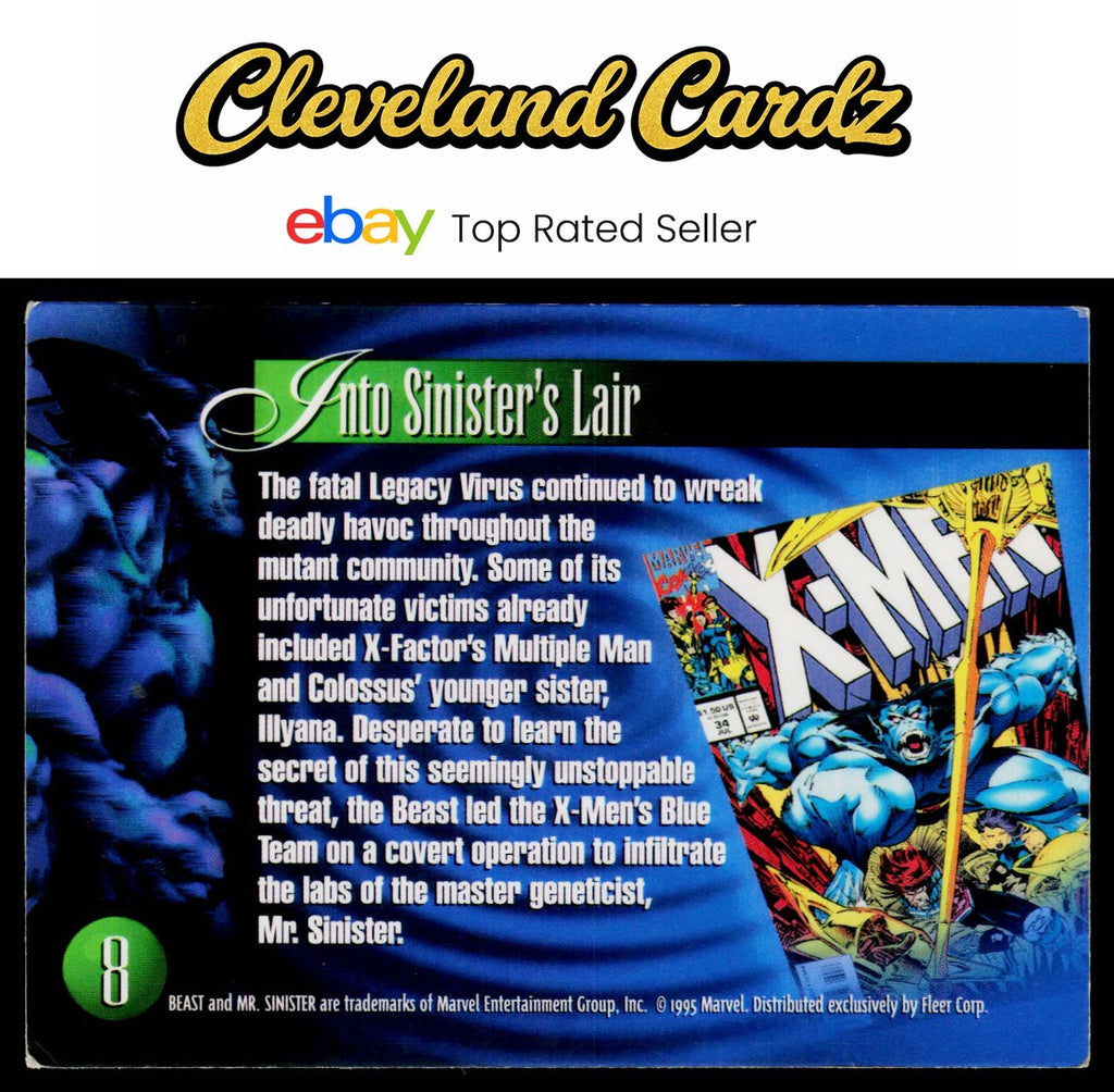 1995 Flair Marvel Annual #8 Beast