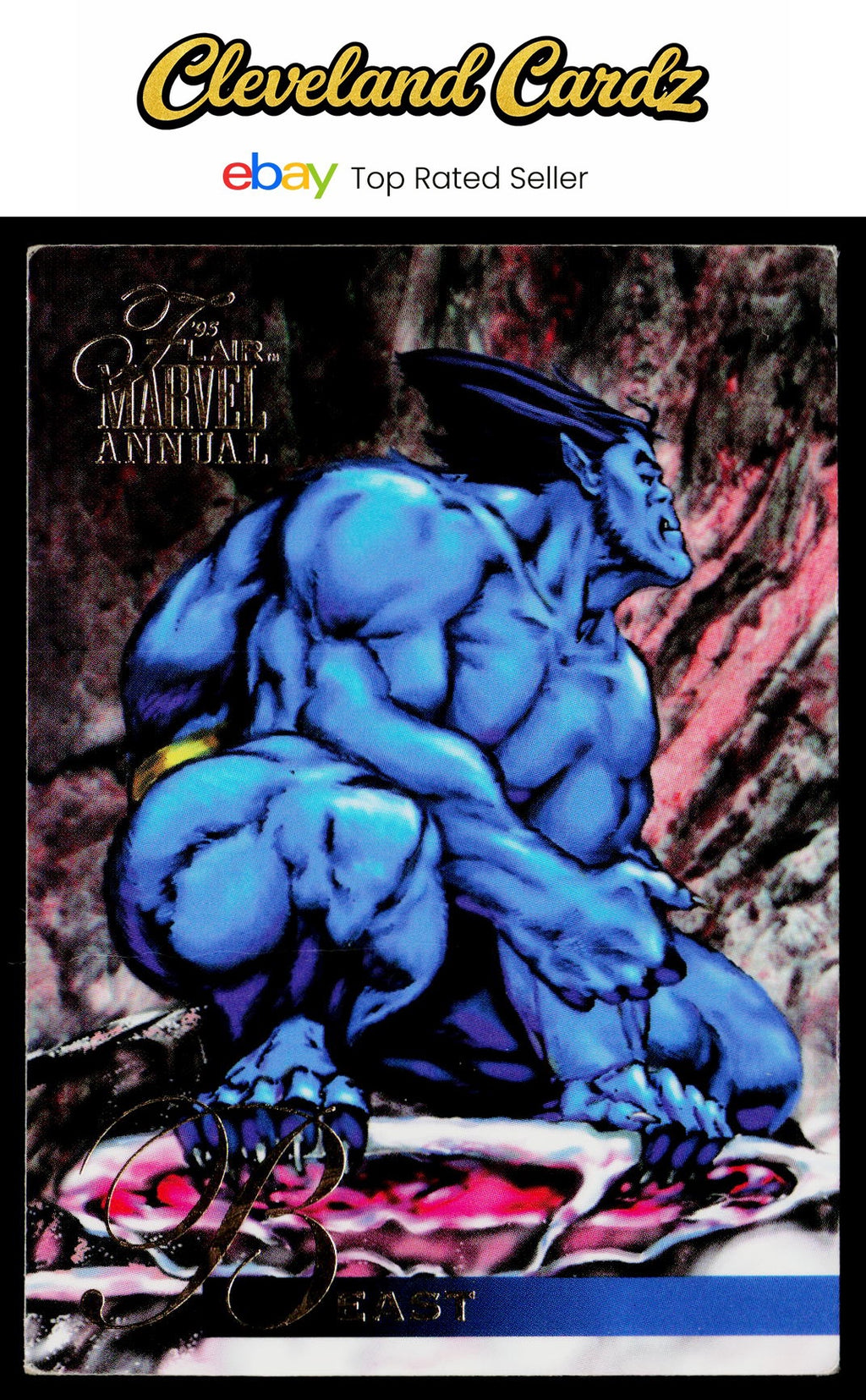1995 Flair Marvel Annual #8 Beast