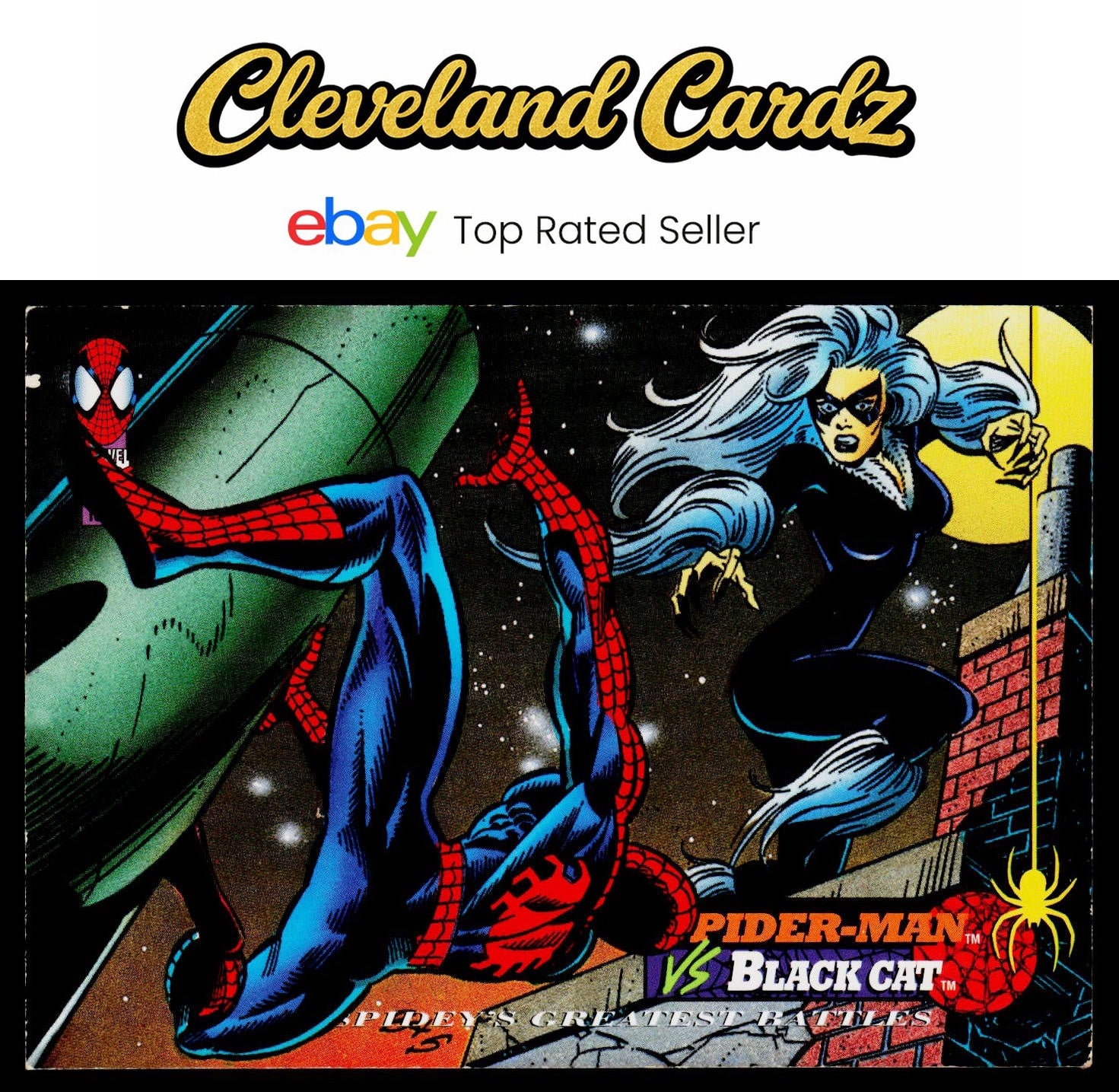 1994 Fleer The Amazing Spider-Man #115 Spider-Man vs. Black Cat