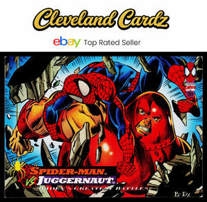 1994 Fleer The Amazing Spider-Man #116 Spider-Man vs. Juggernaut