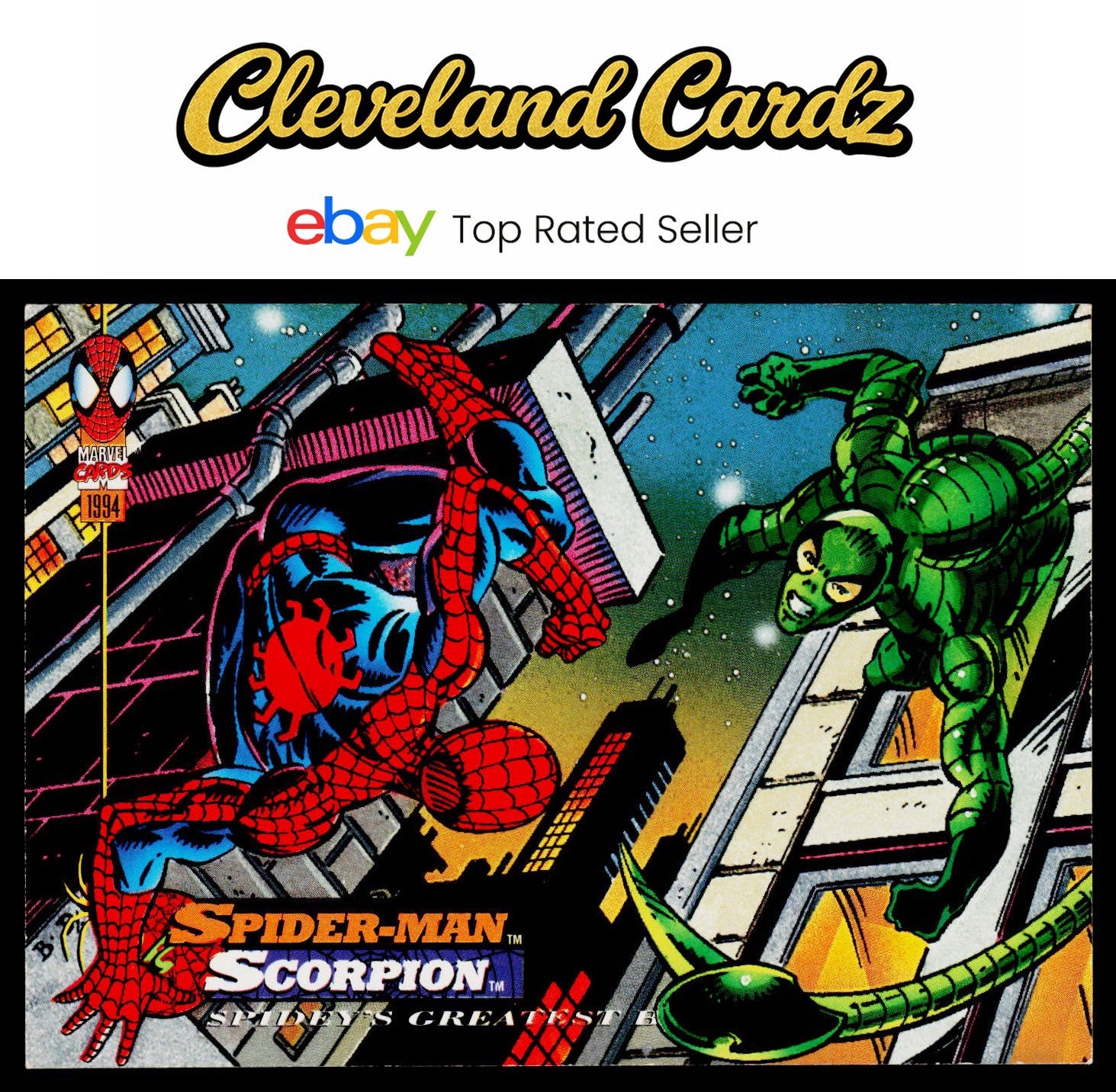 1994 Fleer The Amazing Spider-Man #118 Spider-Man vs. Scorpion