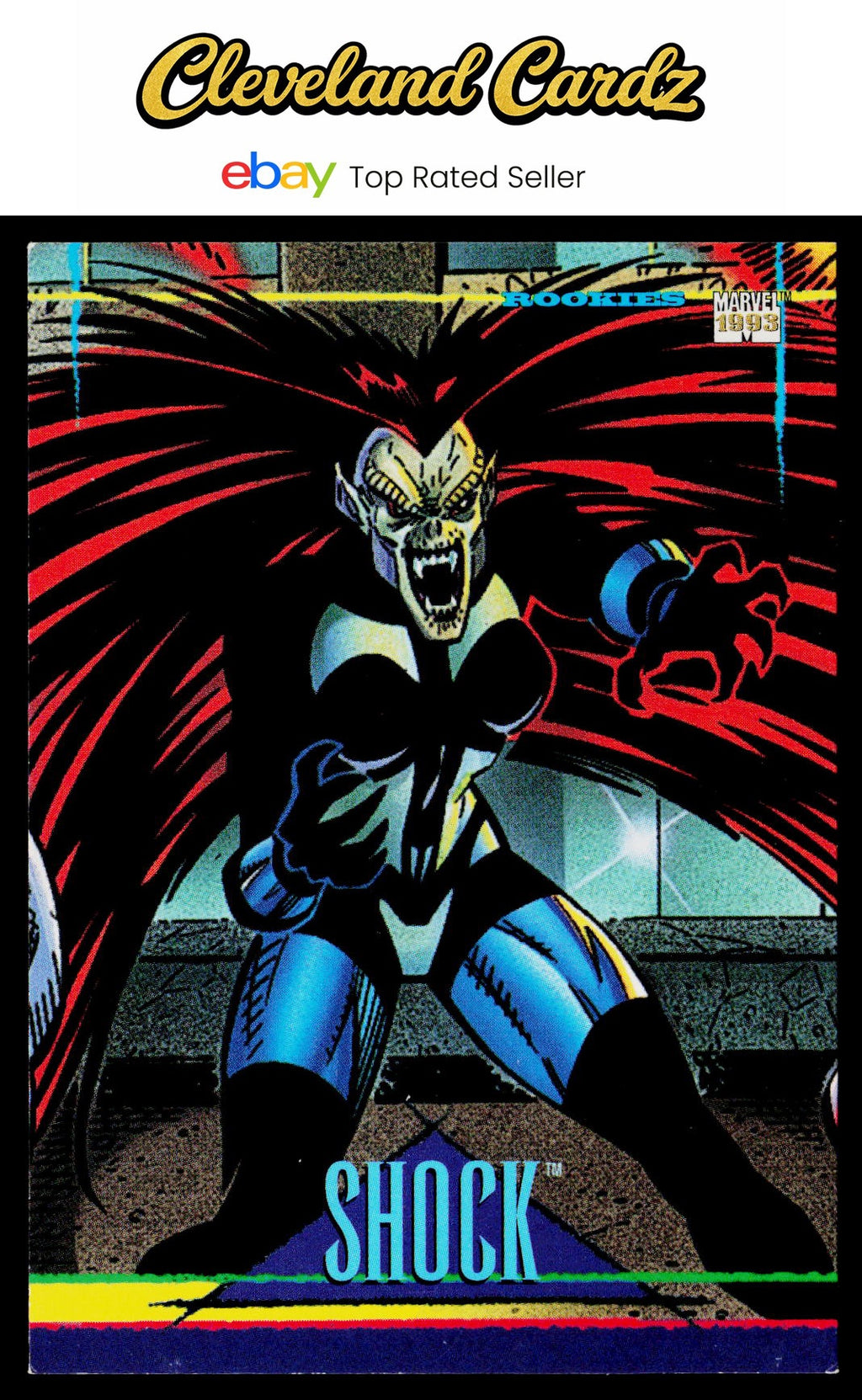 1993 SkyBox Marvel Universe #62 Shock