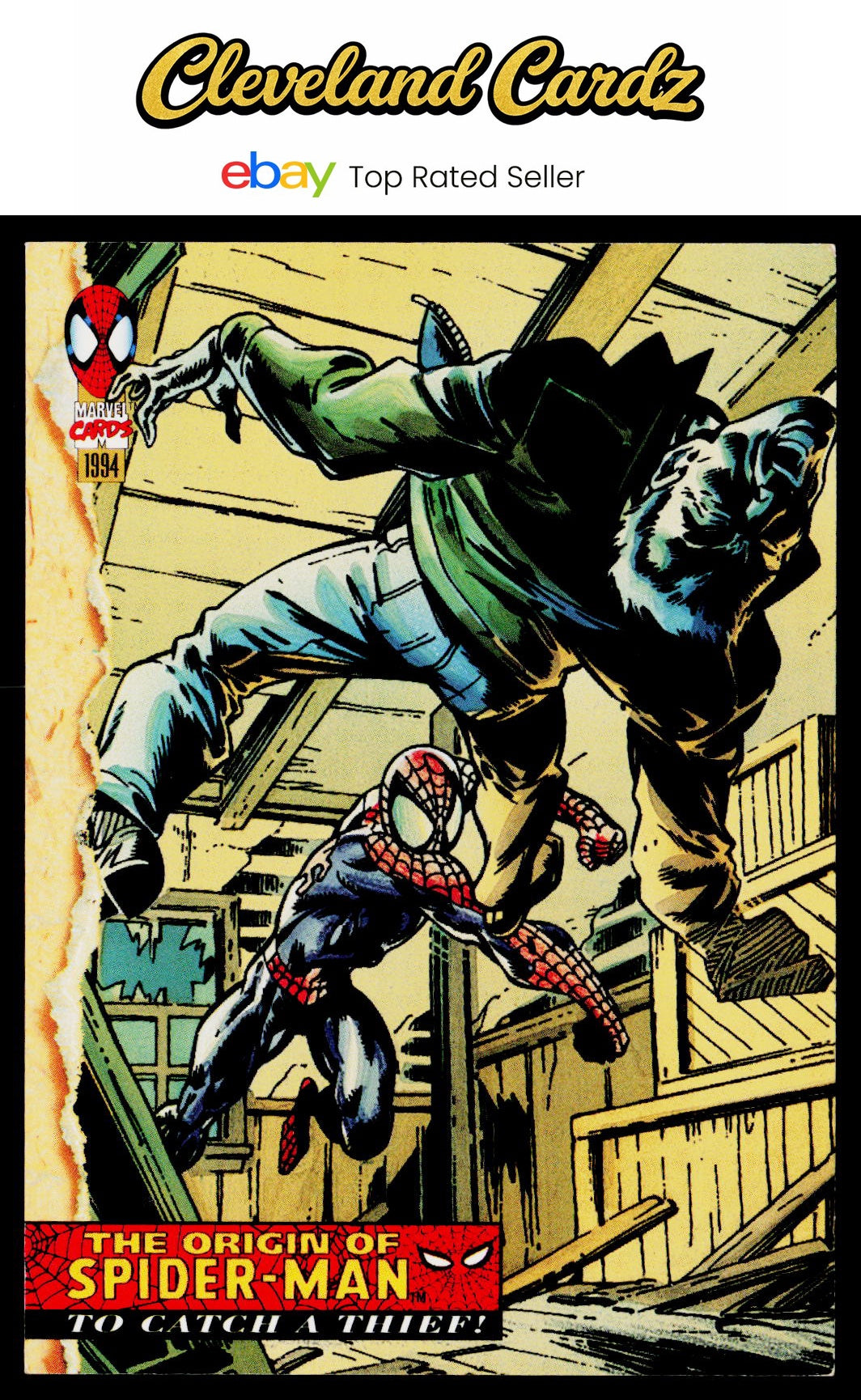 1994 Fleer The Amazing Spider-Man #131 To Catch a Thief!