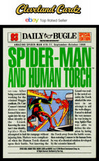 1994 Fleer The Amazing Spider-Man #93 Spider-Man &amp; Human Torch