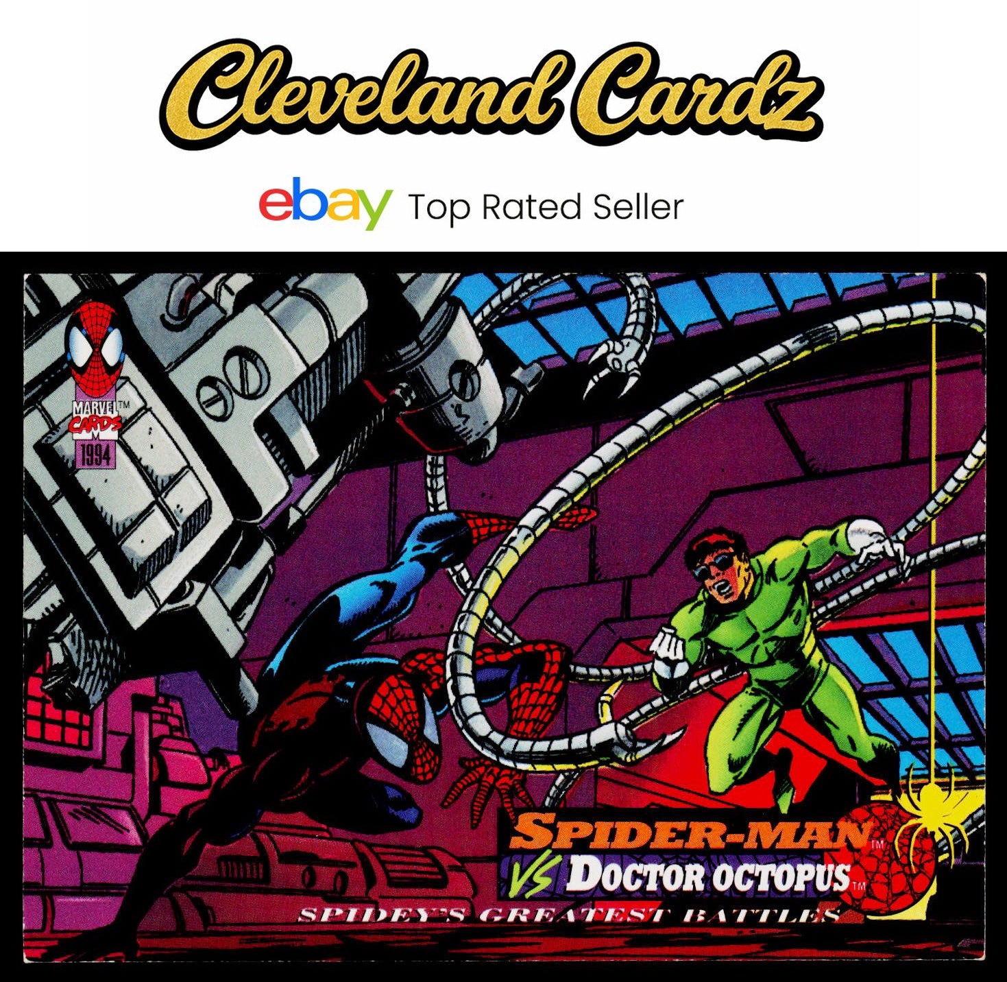 1994 Fleer The Amazing Spider-Man #101 Spider-Man vs. Doctor Octopus