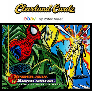1994 Fleer The Amazing Spider-Man #104 Spider-Man vs. Silver Surfer