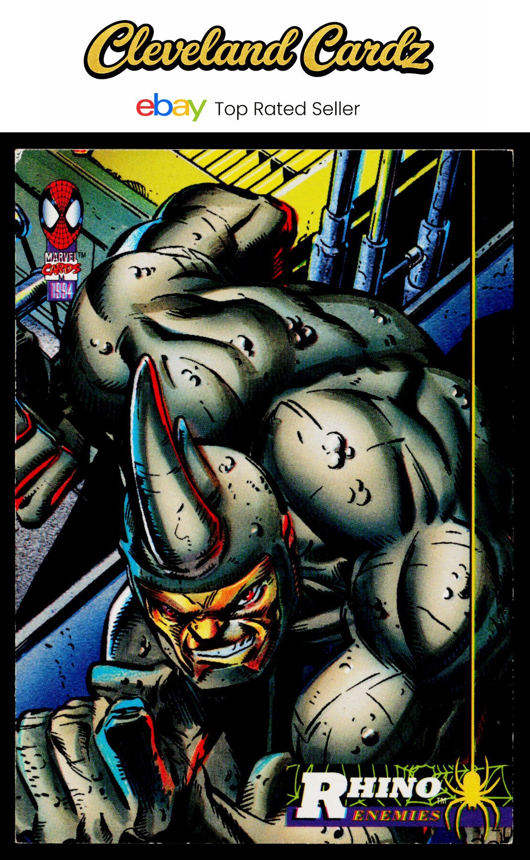 1994 Fleer The Amazing Spider-Man #54 Rhino