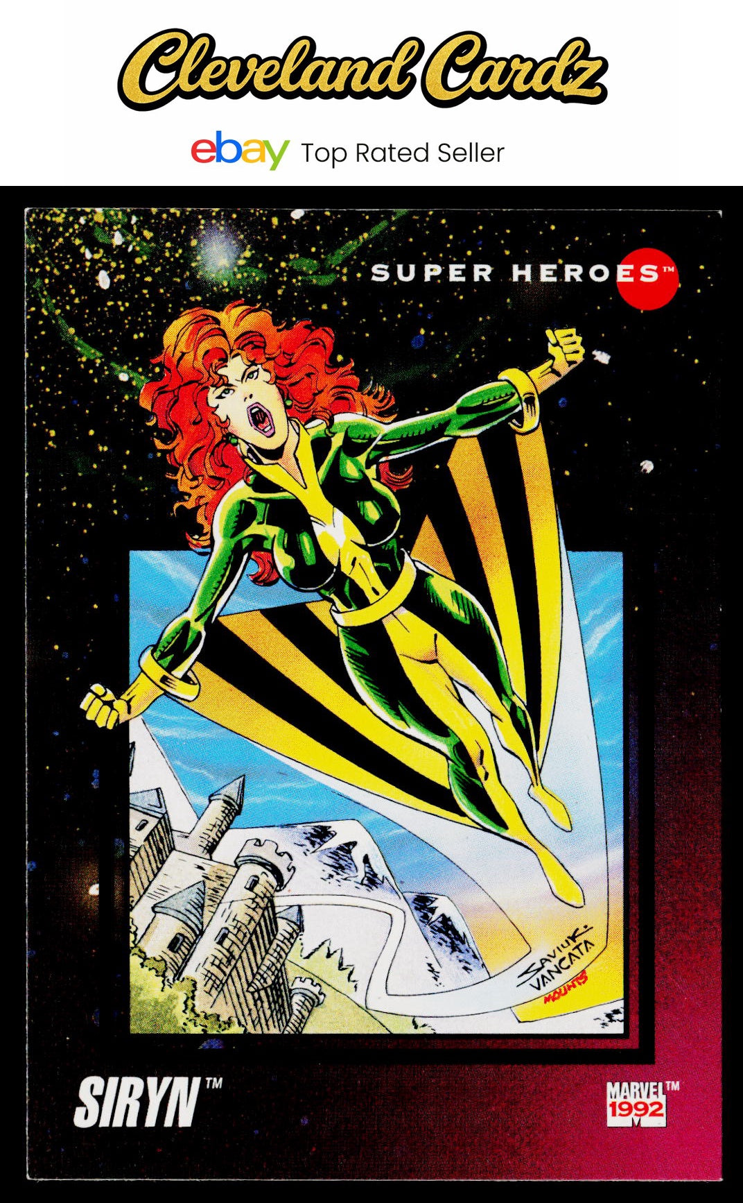 1992 Impel Marvel Universe #60 Siryn