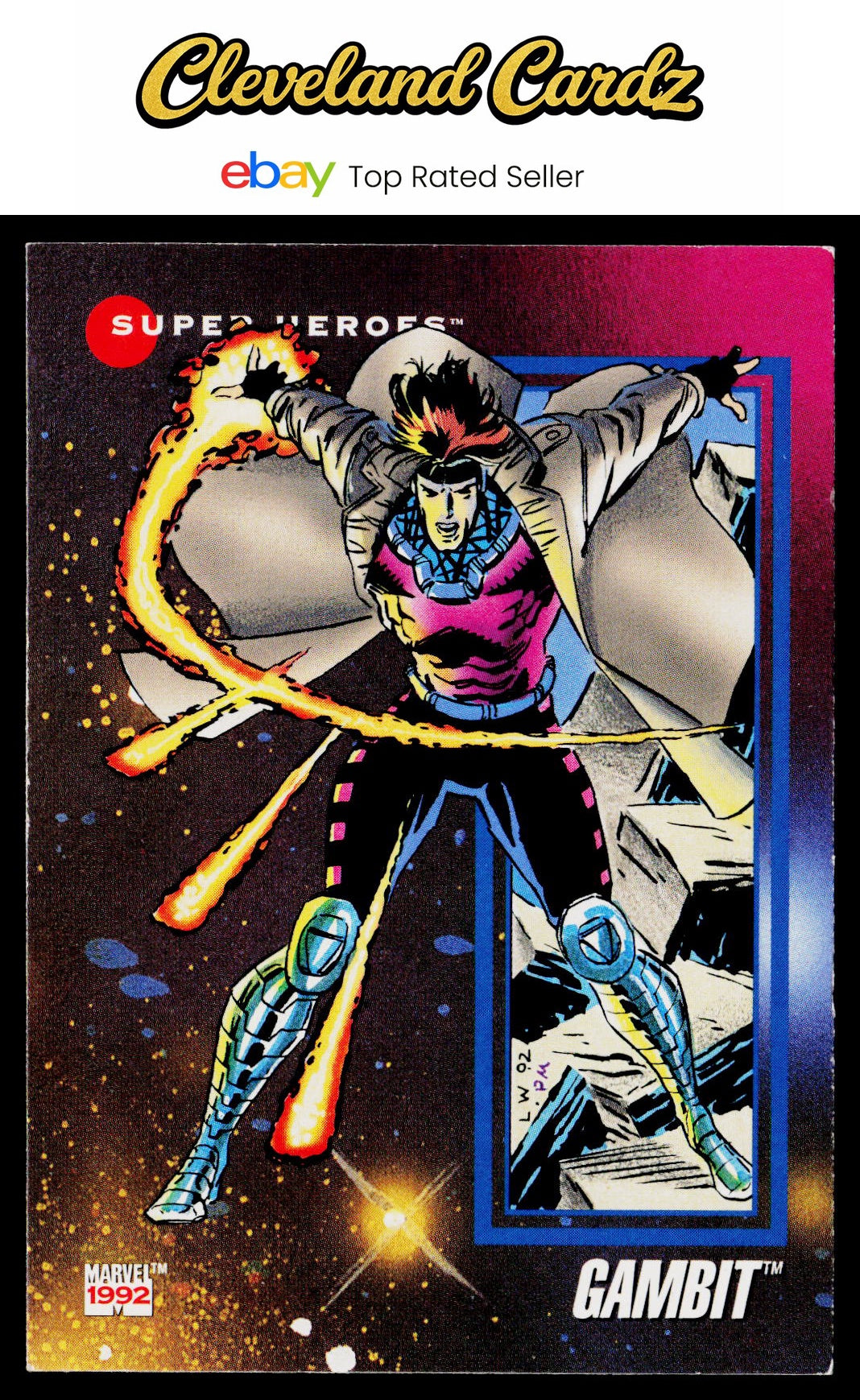1992 Impel Marvel Universe #4 Gambit