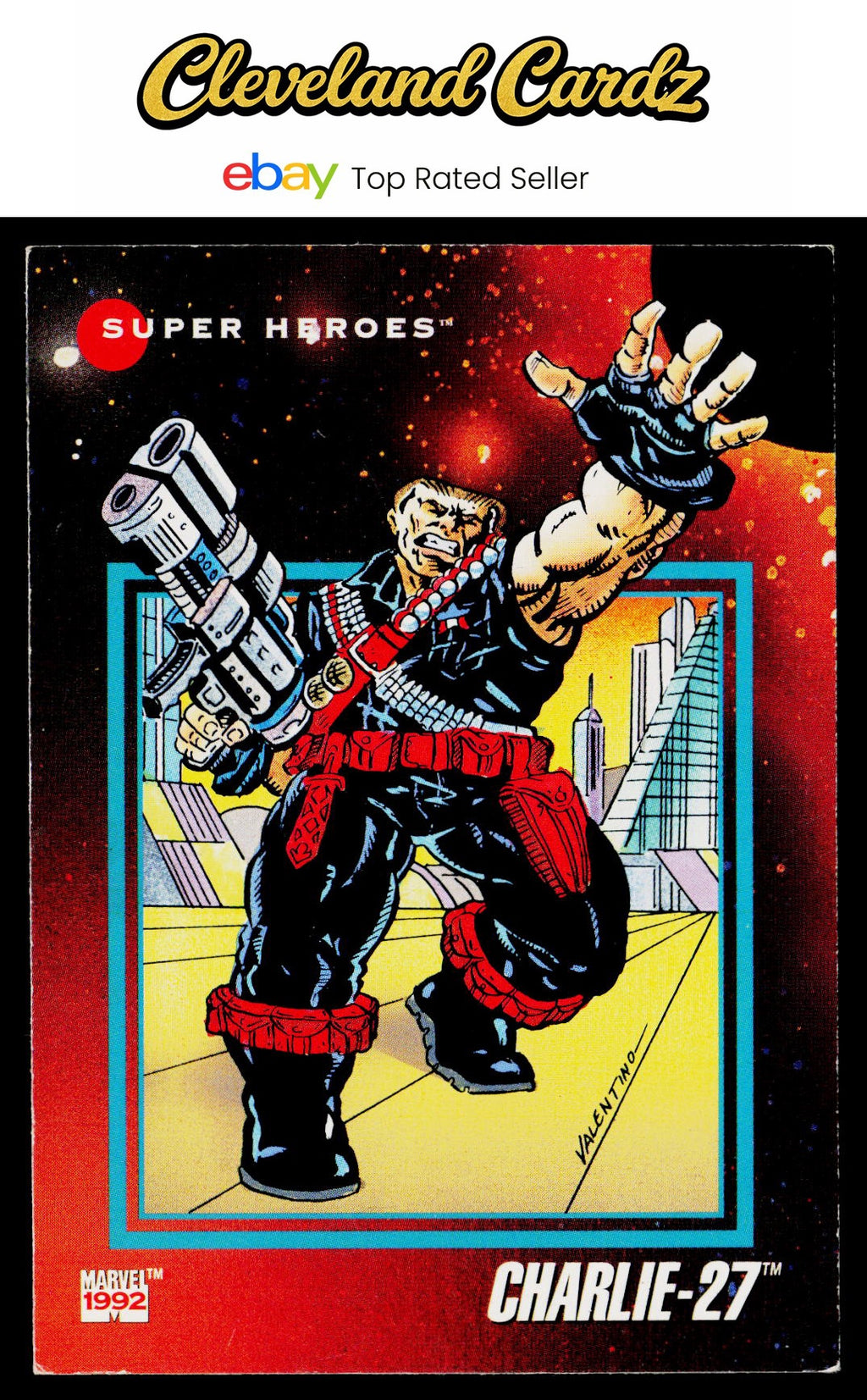 1992 Impel Marvel Universe #55 Charlie-27