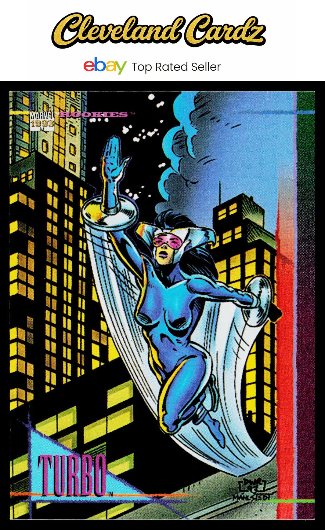 1993 SkyBox Marvel Universe #24 Turbo
