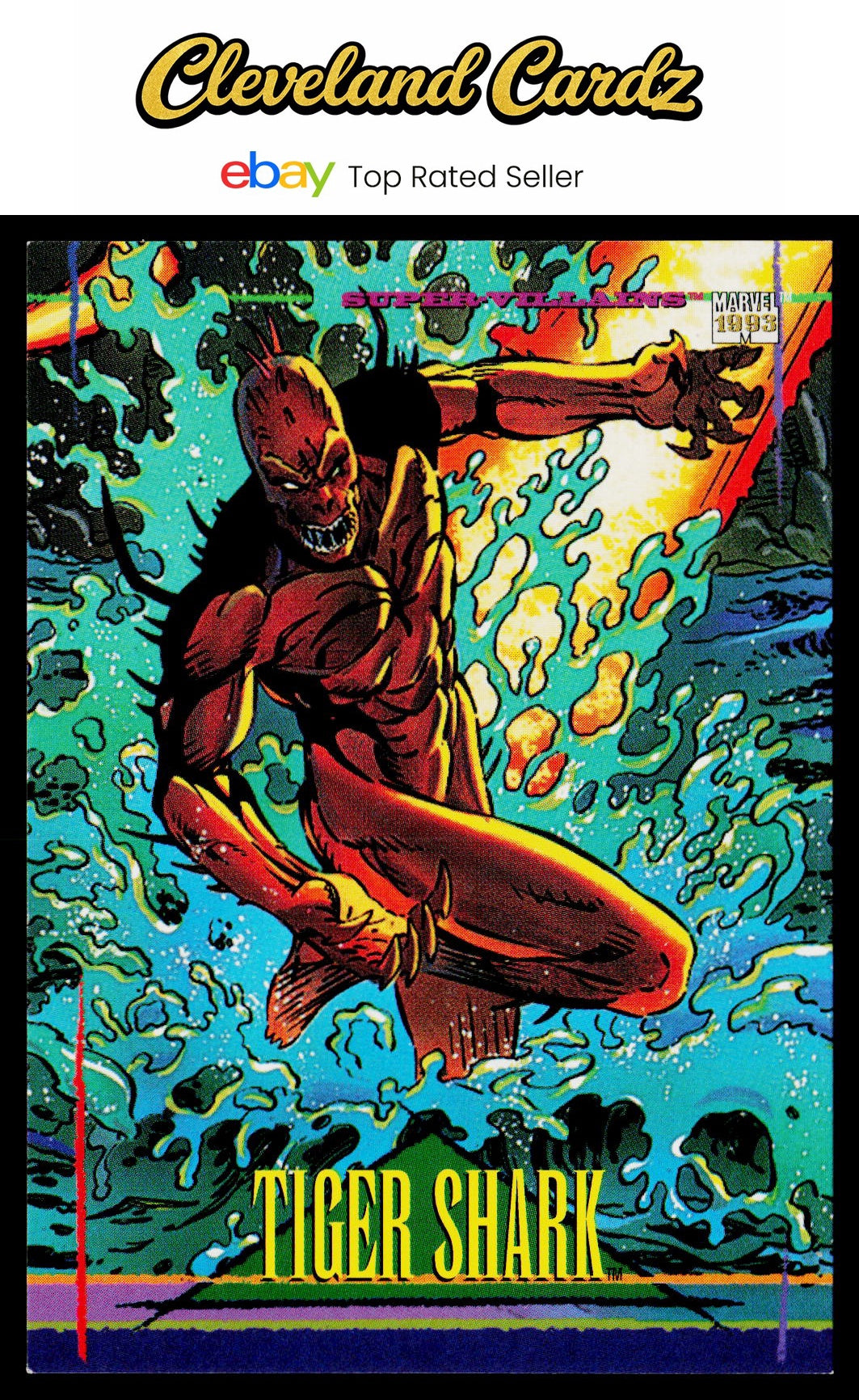 1993 SkyBox Marvel Universe #71 Tiger Shark