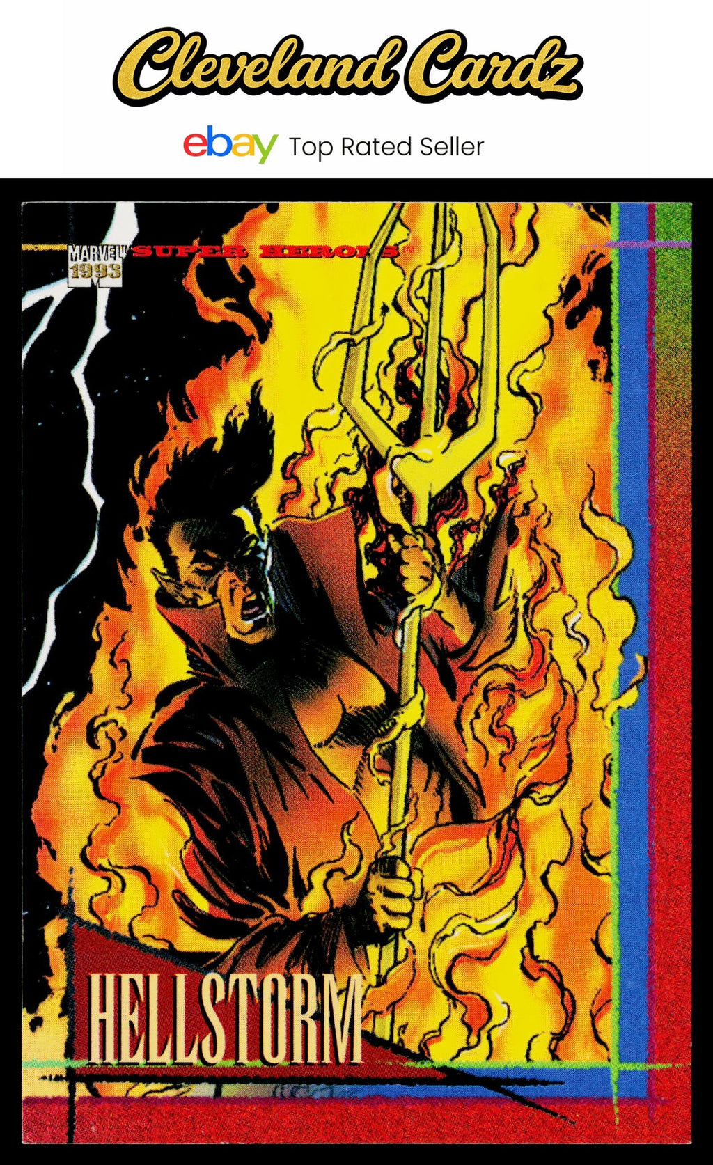 1993 SkyBox Marvel Universe #54 Hellstorm