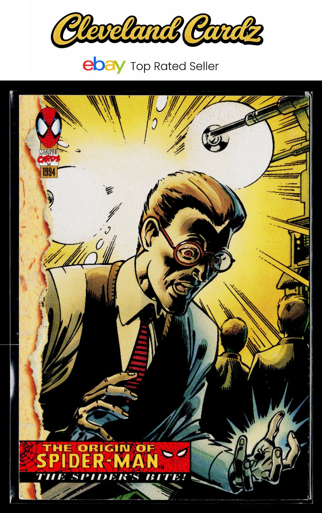 1994 Fleer The Amazing Spider-Man #128 The Spider's Bite!