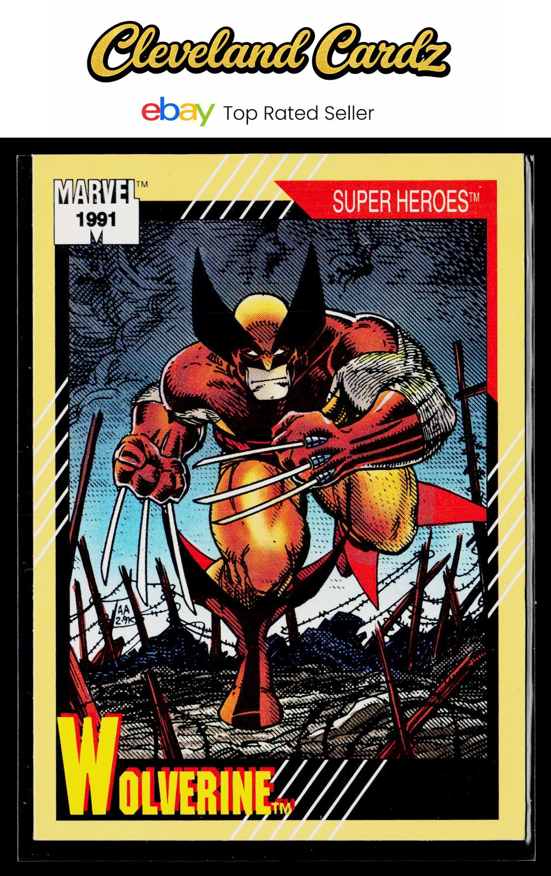 1991 Impel Marvel Universe II #50 Wolverine