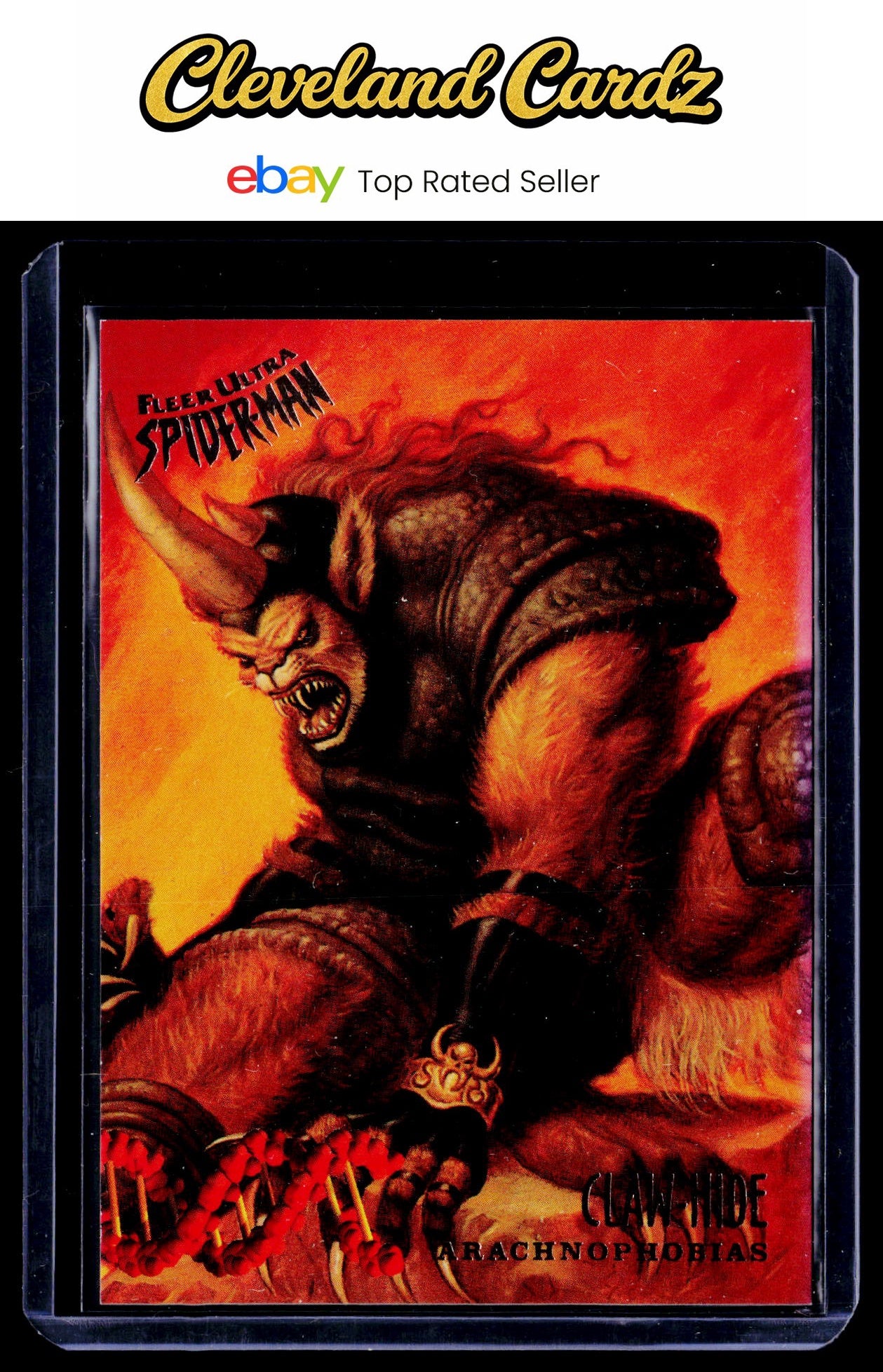 1995 Fleer Ultra Spider-Man #145 Claw-Hide EX+