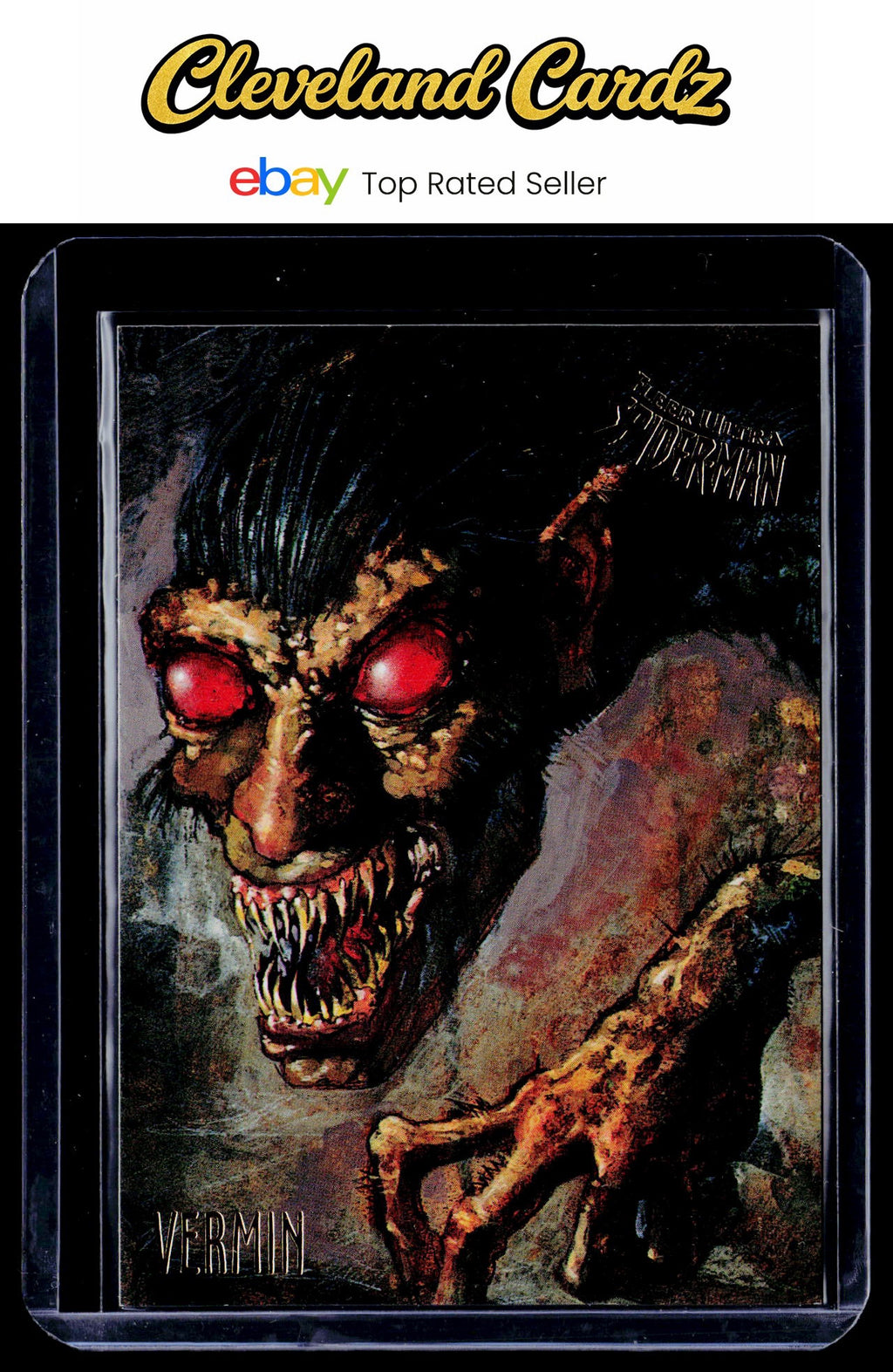 1995 Fleer Ultra Spider-Man #61 Vermin EX+