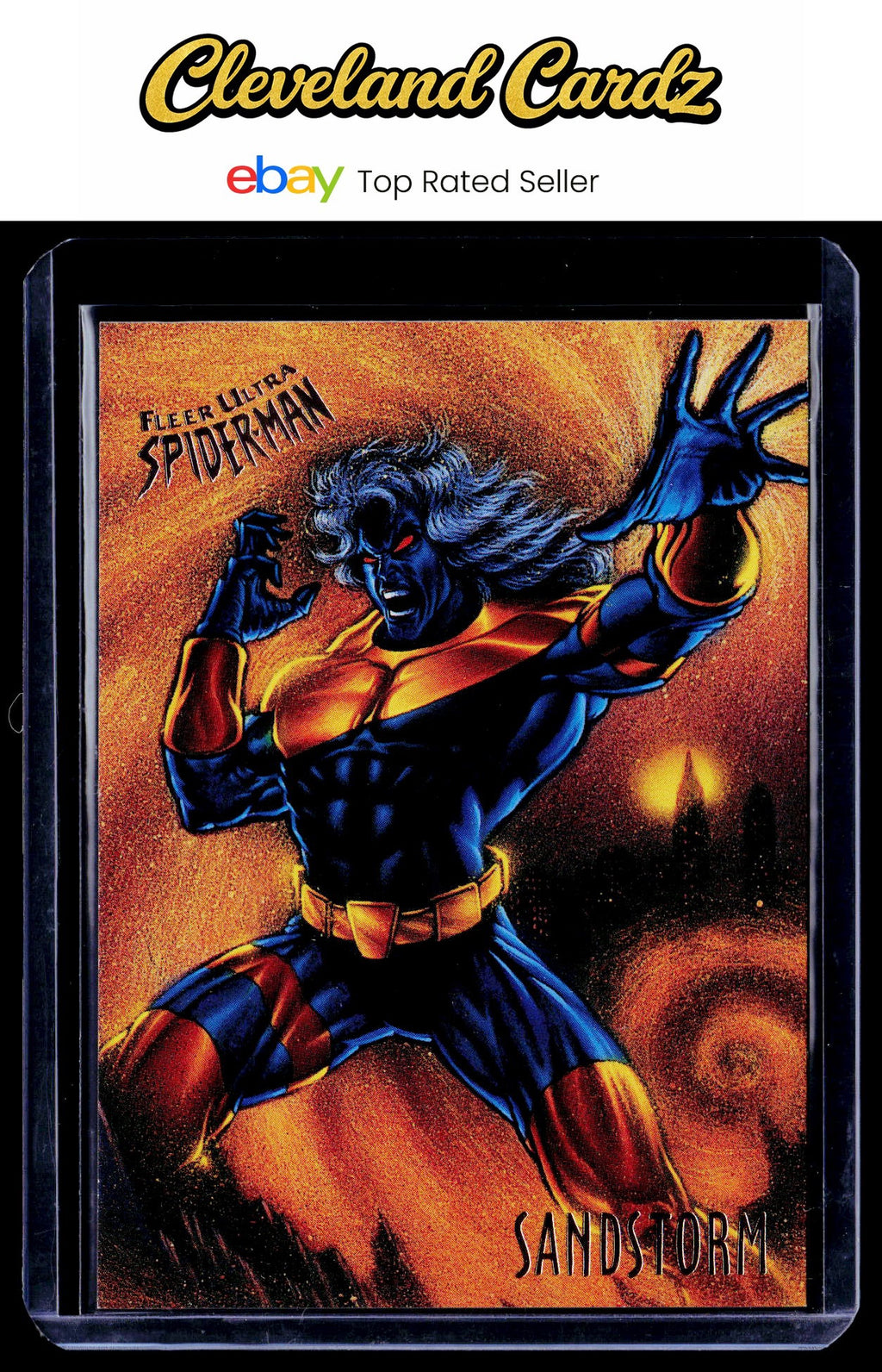 1995 Fleer Ultra Spider-Man #47 Sandstorm EX+