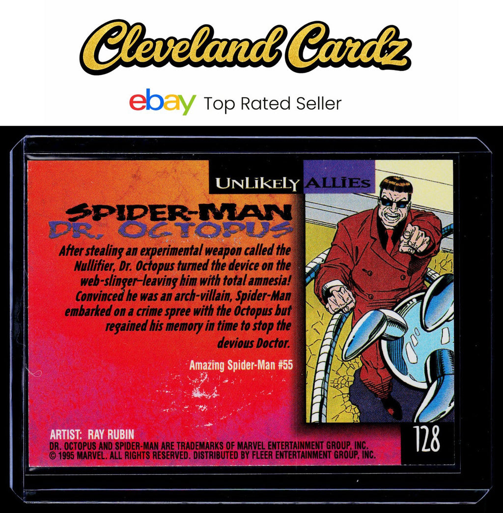 1995 Fleer Ultra Spider-Man #128 Dr. Octopus EX+