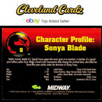 1994 Classic Mortal Kombat Series 1 #8 Sonya Blade VG+