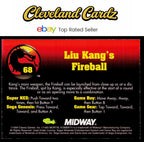 1994 Classic Mortal Kombat Series 1 #68 Liu Kang's Fireball VG+