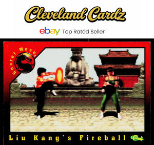1994 Classic Mortal Kombat Series 1 #68 Liu Kang's Fireball VG+