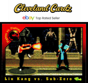 1994 Classic Mortal Kombat Series 1 #41 Liu Kang vs. Sub-Zero VG+