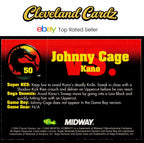 1994 Classic Mortal Kombat Series 1 #50 Johnny Cage vs. Kano VG+