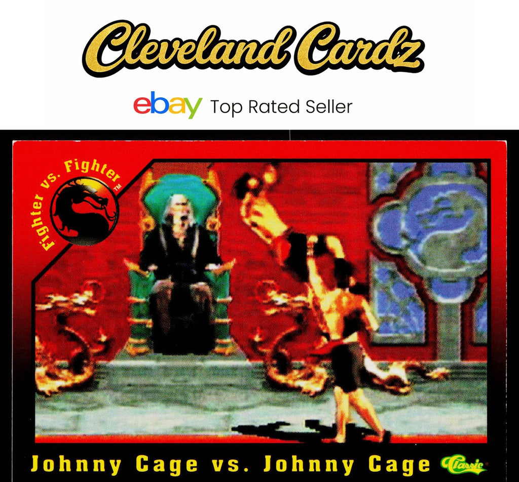 1994 Classic Mortal Kombat Series 1 #51 Johnny Cage vs. Johnny Cage VG+