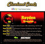 1994 Classic Mortal Kombat Series 1 #56 Rayden vs. Scorpion VG+